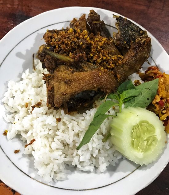 nasi bebek