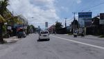 Lengang Jalanan Denpasar Saat Galungan