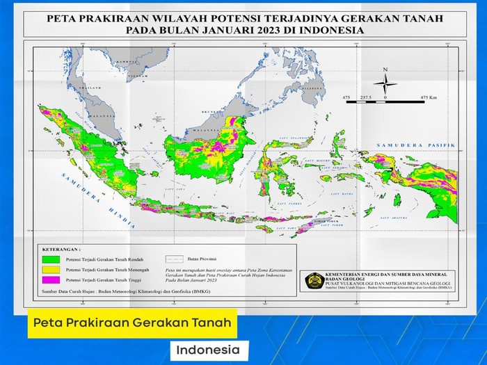PVMBG Keluarkan Peringatan Pergerakan Tanah-Potensi Banjir, Ini Detailnya!
