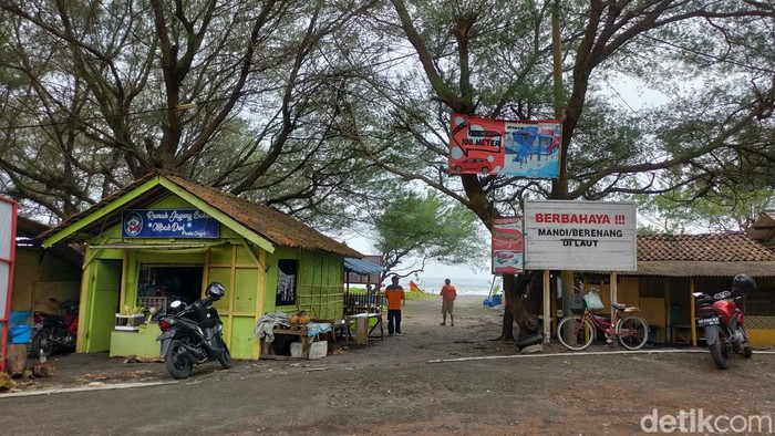 Suasana di kawasan Pantai Congot, Kulon Progo, DIY, Rabu (4/1/2023).