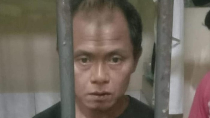 Tampang pelaku pemerkosaan terhadap anak tiri di Sumsel. (Foto: Istimewa)