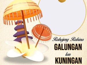 60 Twibbon Hari Raya Galungan 2023 untuk Rayakan Kemenangan Dharma