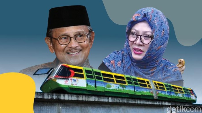 BJ Habibie Tolak proyek LRT Mba Tutut