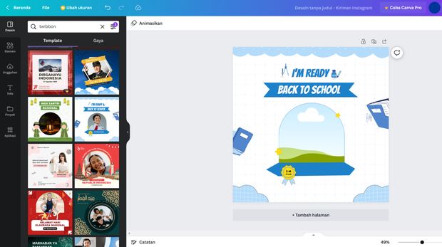 Cara Membuat Twibbon di Canva