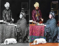Foto jadul diwarnai
