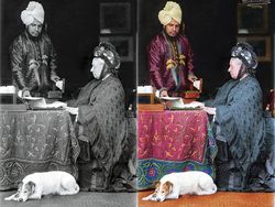 Terkesima! Ketika Foto Sejarah Hitam Putih Jadi Berwarna