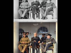 Terkesima! Ketika Foto Sejarah Hitam Putih Jadi Berwarna