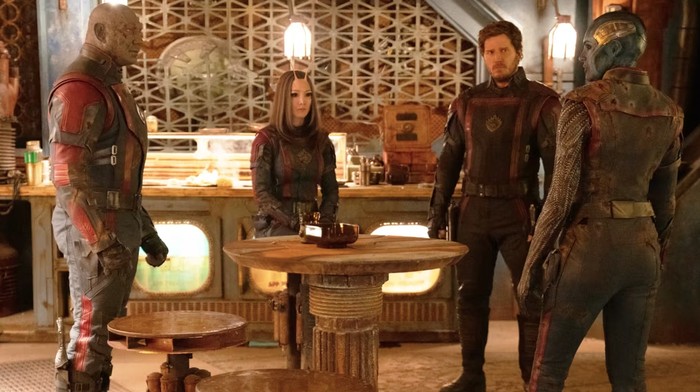 Cuplikan adegan di Guardian of the Galaxy Vol 3.