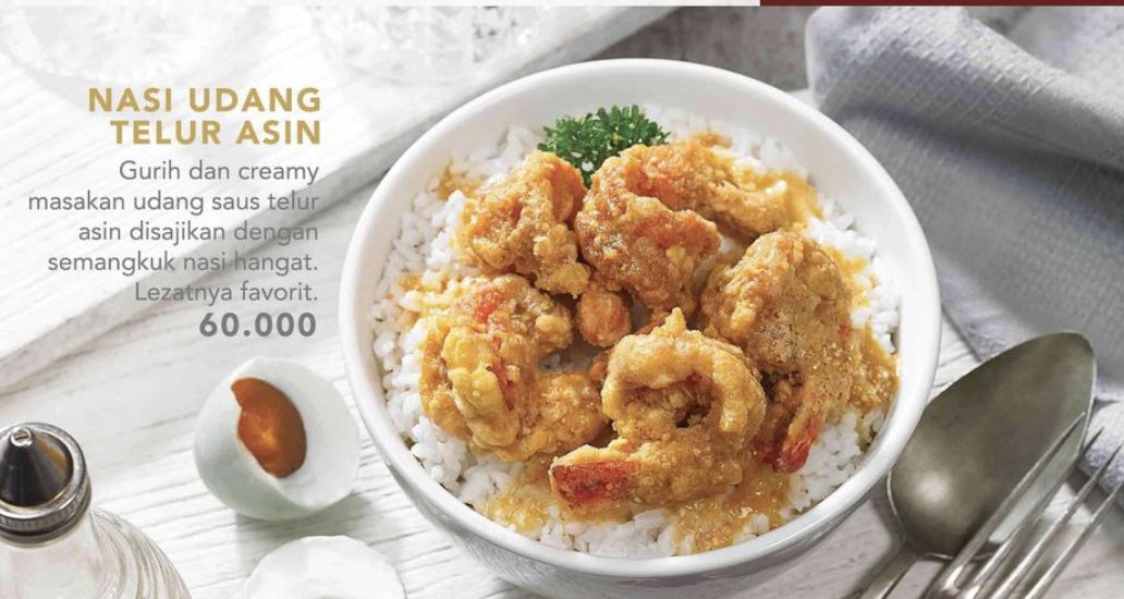 Gurih Creamy Udang Saus Telur Asin Bisa Dicicipi di 5 Tempat Ini