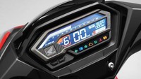 Pabrikan membekali motor baru itu dengan panel instrumen full digital yang berisikan banyak informasi seputar kendaraan. Layaknya underbone pada umumnya, Honda RS-X 150 masi menggunakan kunci konvensional alias belum smart key. Foto: Honda Malaysia.