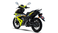 Honda RS-X 150 baru mengadopsi mesin milik Honda CBR150R terbaru, yakni DOHC 149,1 cc bersilinder tunggal dengan muntahan tenaga 11,8 dk dan torsi puncak 13.8 Nm. Spesifikasi tersebut disalurkan ke roda belakang melalui transmisi manual 6-percepatan. Foto: Honda Malaysia.