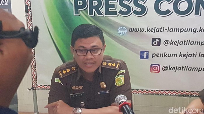 Kasipenkum Kejati Lampung, I Made Agus Putra.