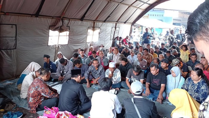 Lokasi pasar yang terbakar di Cikurubuk, Tasikmalaya.