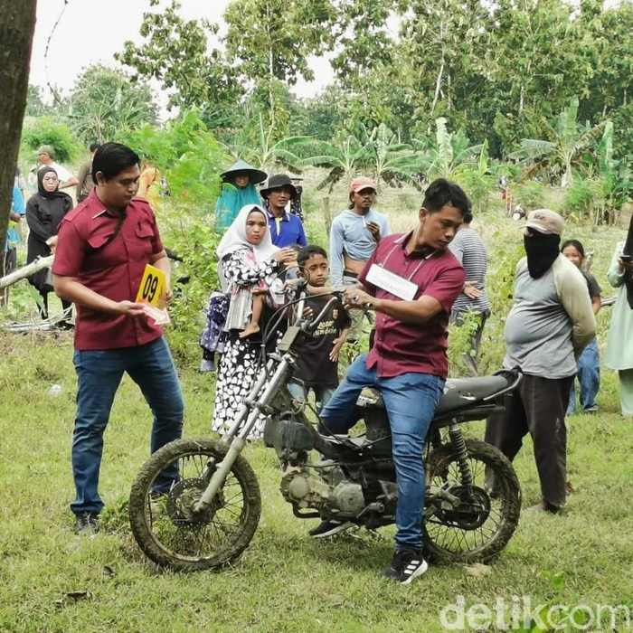 pembunuhan di lamongan direkonstruksi