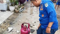 Peristiwa itu terjadi di Bojong Pondok Terong, Cipayung, pagi tadi pukul 05.20 WIB. Belum diketahui pasti kronologi insiden ini (Dok Damkar Depok)