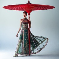 Sebastian Gunawan merilis koleksi busana untuk TahunBbaru Imlek 2023 yang terinspirasi dari dinasti Tang dan dinasti Qing, serta dikerjakan dengan teknik dan ilmu fashion Eropa.  (Foto: Dok. Sebastian Gunawan/Ryan Tandya)