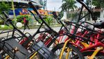 Sepi Peminat, Sepeda Sewaan di Kawasan Sudirman-Thamrin Kini Jadi Besi Tua