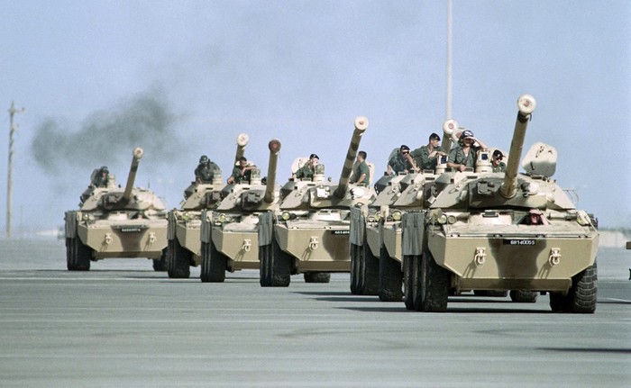 Presiden Prancis Emmanuel Macron menjanjikan bantuan tank AMX-10 RC untuk Ukraina. Ini wujud tanknya.