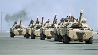 Belum jelas berapa banyak tank Prancis yang akan dikirim atau kapan akan dikirimkan, meskipun pelatihan dan pemeliharaan telah disepakati sebagai bagian dari kesepakatan. AFP/Pascal Guyot.