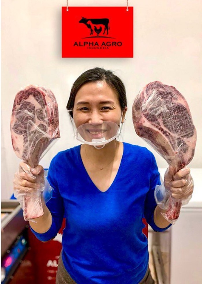 Veronica Tan Sukses Bisnis Daging, Veronica Tan Pamer Wagyu Seberat 10 Kilogram