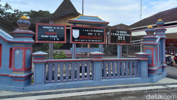 2 Kantor Desa di Polokarto Sukoharjo terancam kena tol lingkar Solo. Kedua kantor desa itu yakni Karangwuni dan Bugel. Foto diambil Jumat (6/1/2023).