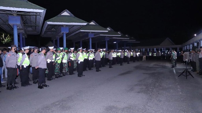 Antisipasi Oknum Perguruan Silat Anarkis, Polisi Kediri Dan TNI Amankan Kediri