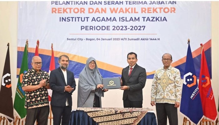 Ardhariksa Zukhruf Kurniullah dilantik jadi rektor IAU Tazkia 2023-2027