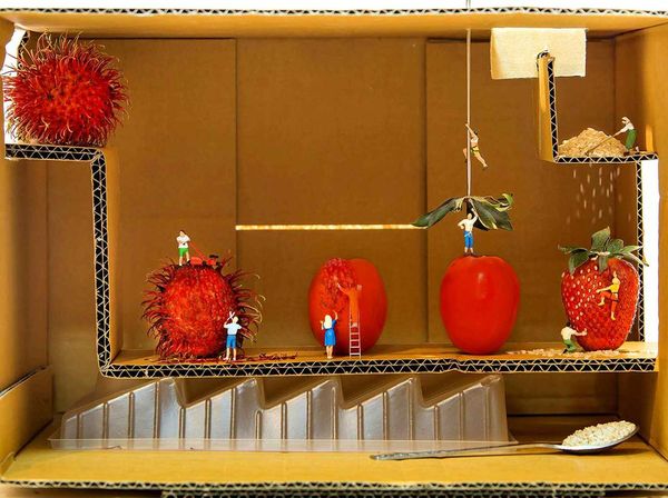 Desainer Ini Gabungkan Makanan dengan Miniatur Orang yang Menggemaskan