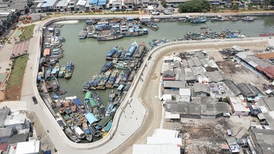Potret Tanggul Kalibaru Rampung Dibangun, Bye-bye Banjir Rob!