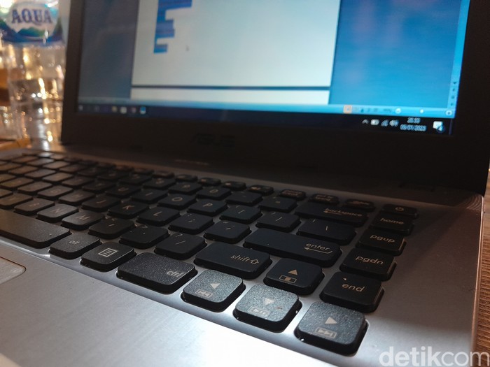 Tombol-tombol pada keyboard laptop (Nizar Aldi/detikSumut)
