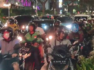 Jalan di Sekitar GBK Macet Usai Laga Indonesia Vs Vietnam