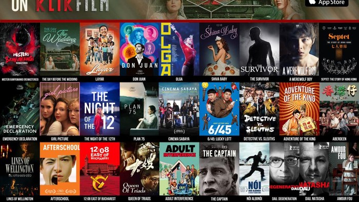 Film-film yang tayang di KlikFilm pada Januari 2023.