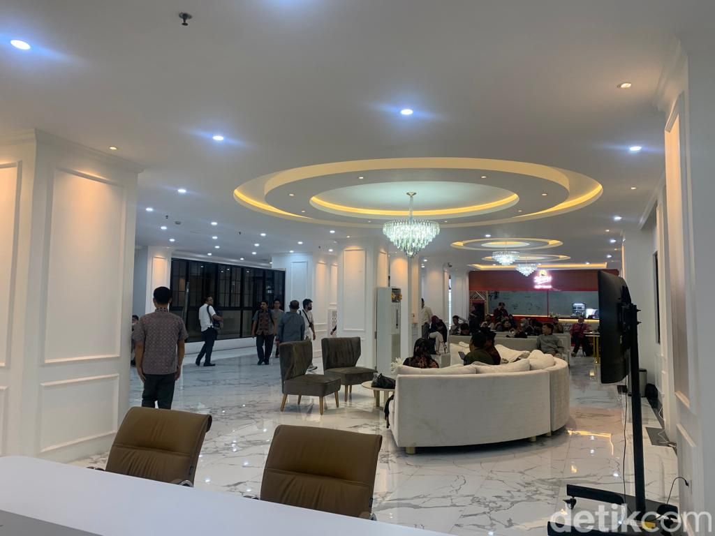 Lobi gedung PBNU di Senen, Jakarta Pusat, 6 Januari 2023. (Mulia Budi/detikcom)