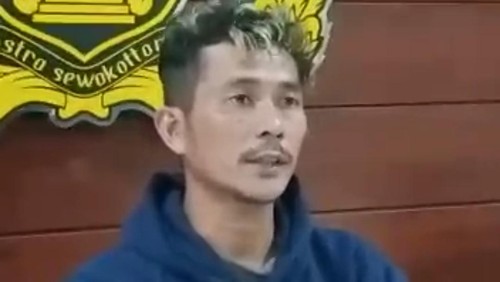 Pelaku pembunuhan anjing di Perum Puri Jimbaran Blok B14, Kelurahan Jimbaran, Kecamatan Kuta Selatan, Kabupaten Badung ditangkap polisi. (Dok. Polresta Denpasar)