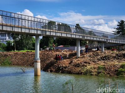 Progres Terkini Pembangunan Ruang Limpah Sungai Lebak Bulus