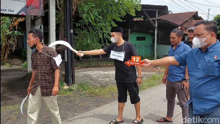 Rekonstruksi pembunuhan di Gemuh Kendal, Jumat (6/1/2023).