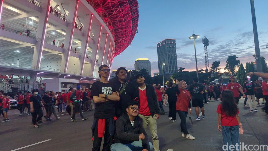 Supoerter sepakbola timnas Indonesia. (Rumondang Naibaho/detikcom)