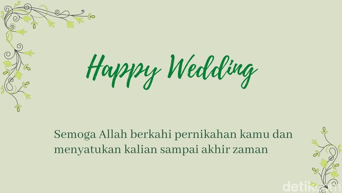 Ucapan Pernikahan Islami
