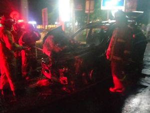 Chevrolet Terbakar di SPBU Bogor, Diduga Akibat Korsleting