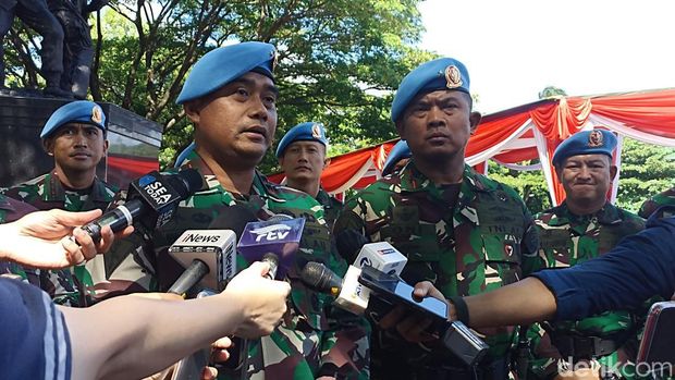 Danpaspampres Marsda TNI Wahyu Hidayat Sudjatmiko (Wildan Noviansah/detikcom)