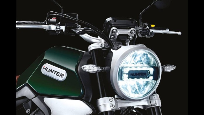 Hunter Scrambler SK500 motor yang akan digunakan untuk uji praktik SIM CI dengan harga Rp 166,75 Juta.