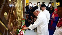 “Di Dharmasraya ini pertama ada Masjid Agung yang merupakan kolaborasi antara pemerintah pusat dan pemerintah kabupaten. Untuk pembangunan masjidnya berasal dari APBD, kami membantu landscapenya,” kata Basuki. Foto: Dok. Kementerian PUPR