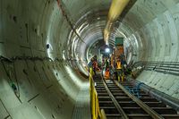 Stasiun Bawah Tanah MRT Monas Dan Thamrin Nyaris Setengah Jadi