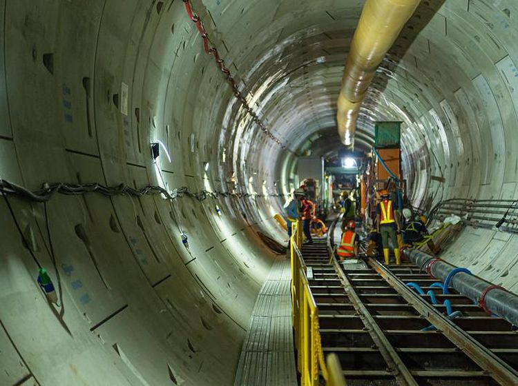 Stasiun Bawah Tanah MRT Monas dan Thamrin Nyaris Setengah Jadi