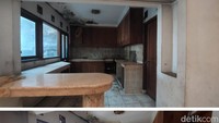 Tampak dapur rumah Bu Eny juga semakin bersih. Dalam waktu dekat pihak terkait untuk memasang kembali aliran listrik serta pompa air di dalam rumah itu. (Rumondang Naibaho/detikcom)