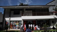 Ketua Umum (Ketum) Partai Gerindra Prabowo Subianto meresmikan Kantor Dewan Pimpinan Pusat (DPP) Badan Pemenangan Pemilu (Bappilu) dan Badan Pemenangan Presiden.