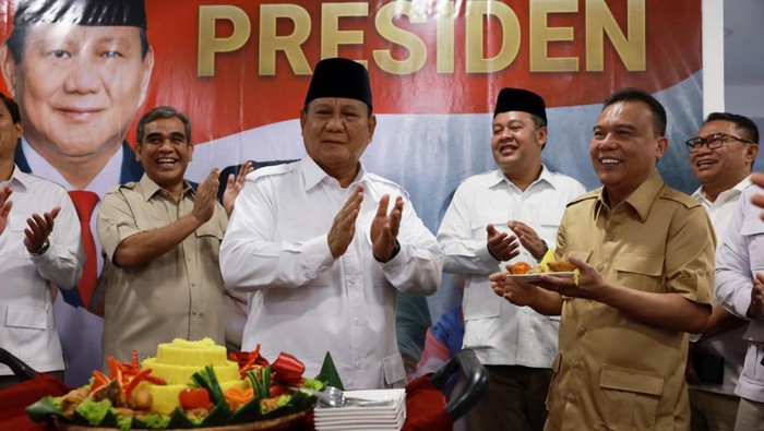 Prabowo Subianto dan Sufmi Dasco Ahmad