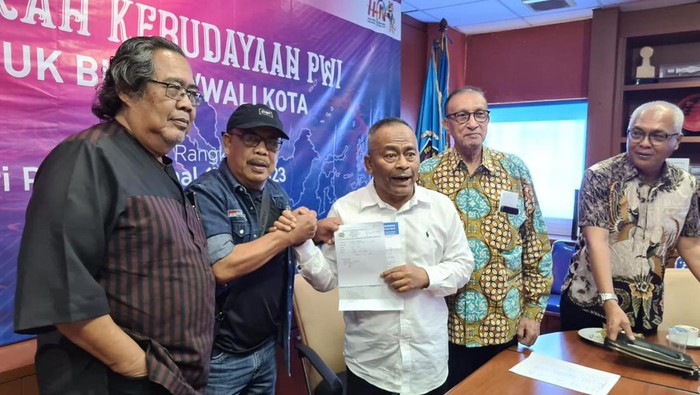 PWI Aceh mendaftar sebagai tuan rumah Pekan Olahraga wartawan nasional (Porwanas) XIV 2025. PWI Aceh menyebut didukungan provinsi lain. (dok PWI)