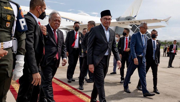 Anwar Ibrahim Tiba di Jakarta