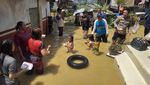 Potret Banjir Rendam Blega Bangkalan